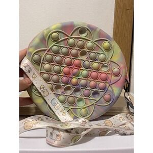 tie-dye silicone push-bubble Cross Body Bag